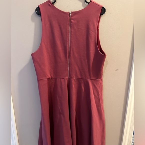 Altar’d State A Beautiful Soul Mauve Scalloped Neck Dress Size 2X - Picture 4 of 7